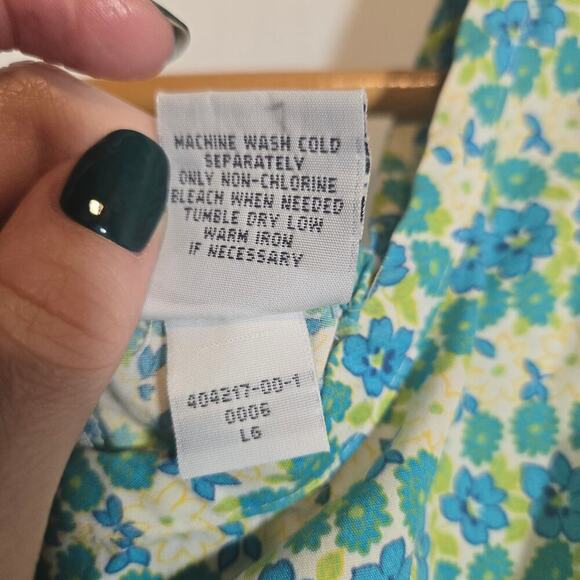 Vintage Old Navy Floral Dress Sleeveless Spring Summer Ditsy Preppy Kidcore 6 - Picture 5 of 7